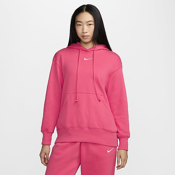 Pink Hoodies Sweatshirts. Nike IN